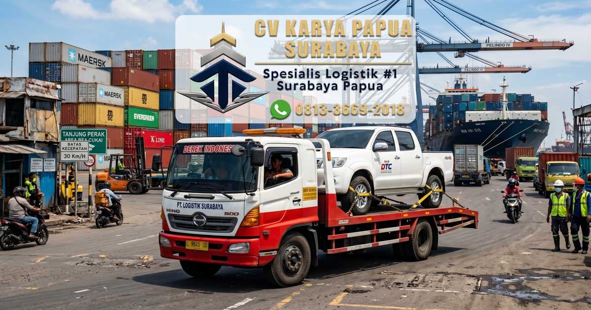 Syarat & Dokumen Kirim Mobil Surabaya Timika (Update 2026)